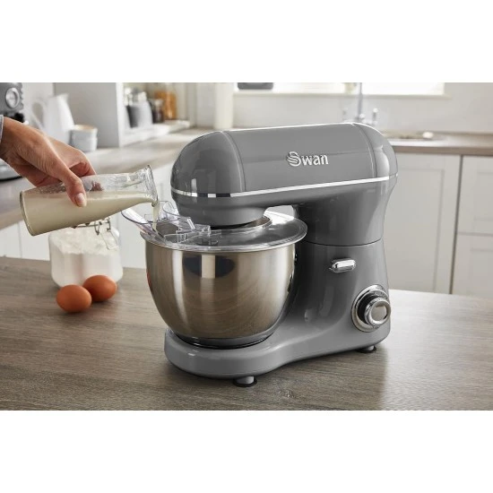 Swan Retro Stand Mixer with 4L Stainless Steel Bowl, 8 Speed Settings, Pulse Function, 800W, Grey, SP21060GRN Shop quality Swan Retro Stand Mixer with 4L Stainless Steel Bowl, 8 Speed Settings, Pulse Function, 800W, Grey in Kenya from vituzote.com Shop in-store or online and get countrywide delivery!