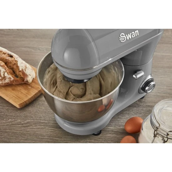 Swan Retro Stand Mixer with 4L Stainless Steel Bowl, 8 Speed Settings, Pulse Function, 800W, Grey, SP21060GRN Shop quality Swan Retro Stand Mixer with 4L Stainless Steel Bowl, 8 Speed Settings, Pulse Function, 800W, Grey in Kenya from vituzote.com Shop in-store or online and get countrywide delivery!