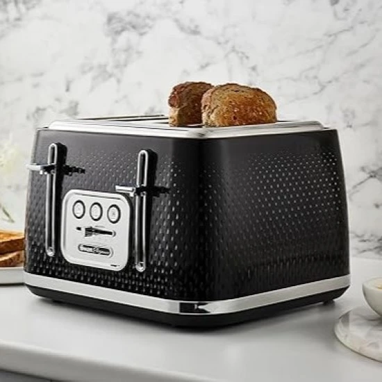 Shop quality Swan Elegance 4 Slice Toaster with 7 Browning Levels, Defrost and Reheat functions, Anti-Jam and Cord Storage, 2100W, Black in Kenya from vituzote.com Shop in-store or online and get countrywide delivery!