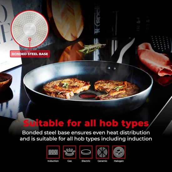 Tower SmartStart Gourmet 5 Piece Cookware Set with Easy Clean Aeroglide Non-Stick Coating, Black, T700314 Shop quality Tower SmartStart Gourmet 5 Piece Cookware Set with Easy Clean Aeroglide Non-Stick Coating, Black in Kenya from vituzote.com Shop in-store or online and get countrywide delivery!
