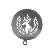 Coffee Top Stainless Steel Stencil, Deer