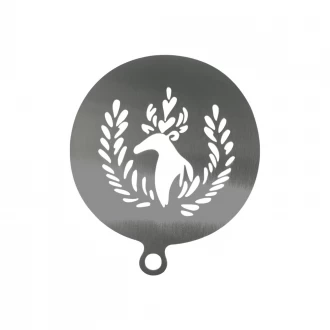 Coffee Top Stainless Steel Stencil, Deer