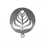 Coffee Top Stainless Steel Stencil, Leaf