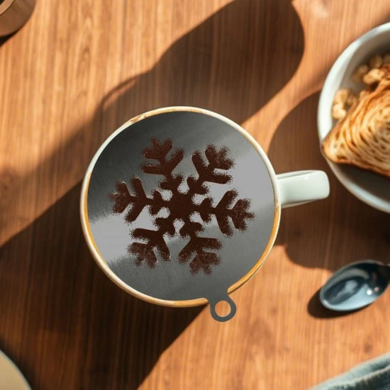 Shop quality Coffee Top Stainless Steel Stencil, Snowflakes in Kenya from vituzote.com Shop in-store or online and get countrywide delivery!