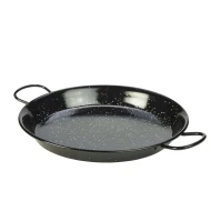 Neville Genware Black Enamel Paella Pan 30cm
