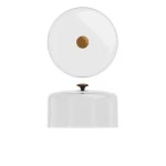 Neville Genware Clear PC Dome Lid With Copper Handle, 26.5 x 16.2cm