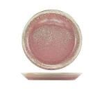 Neville Genware Terra Porcelain Rose Coupe Plate, 24cm