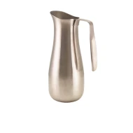 Neville GenWare Stainless Steel Curved Water Jug 1.6 Litre / 56.3oz