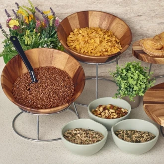 Neville Genware Serving Buffet Serving Spoon Solid 13" Black