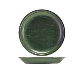 Neville Genware Terra Porcelain Aqua Green Coupe Plate 19 x 2.5cm (Dia x H) Neville Genware Terra Porcelain Aqua Green Coupe Plate 19 x 2.5cm (Dia x H)