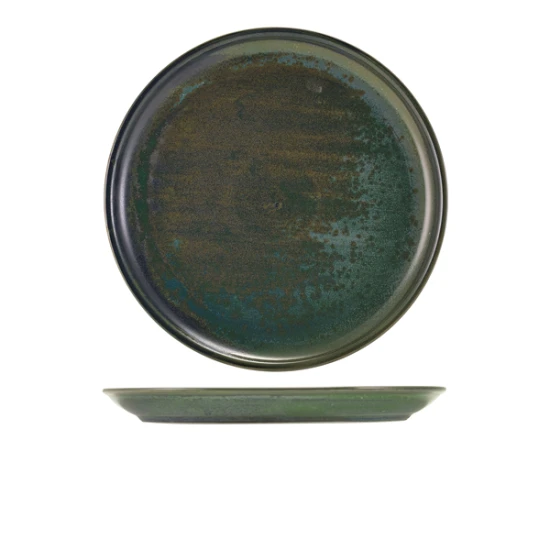 Neville Genware Terra Porcelain Aqua Green Coupe Plate 27.5 x 3cm (Dia x H) Neville Genware Terra Porcelain Aqua Green Coupe Plate 27.5 x 3cm (Dia x H)