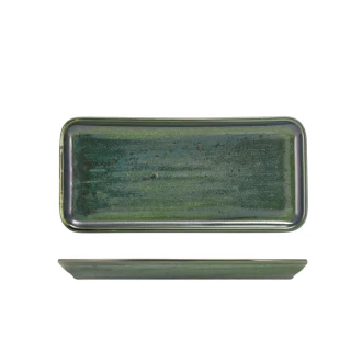 Neville Genware Terra Porcelain Aqua Green Narrow Rectangular Platter 27 x 12.5cm( L x W) Neville Genware Terra Porcelain Aqua Green Narrow Rectangular Platter 27 x 12.5cm( L x W)
