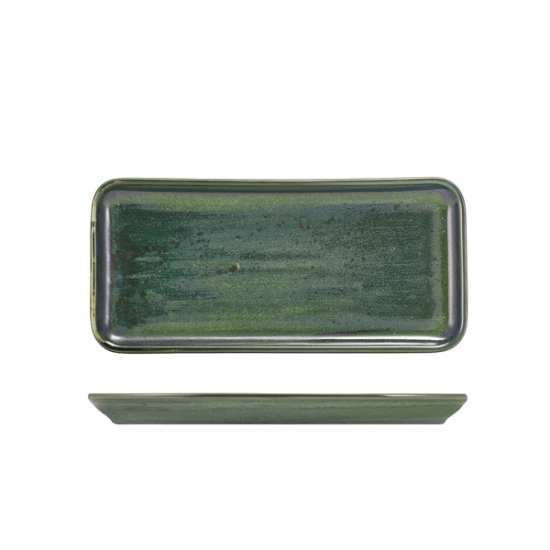 Neville Genware Terra Porcelain Aqua Green Narrow Rectangular Platter 27 x 12.5cm( L x W) Neville Genware Terra Porcelain Aqua Green Narrow Rectangular Platter 27 x 12.5cm( L x W)