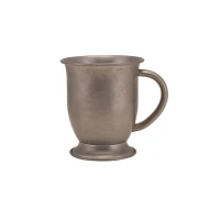 Neville GenWare Vintage Steel Tankard Mug, 450ml /  45cl/15.8oz