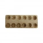 Sunny Daze Handcrafted Meru Oak Egg Tray