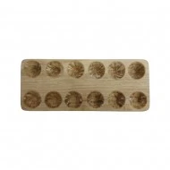 Sunny Daze Handcrafted Meru Oak Egg Tray
