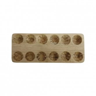 Sunny Daze Handcrafted Meru Oak Egg Tray
