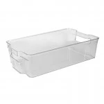 Home Basics Multi-Purpose Acrylic Storage Container Bin for Fridge Freezer or Pantry