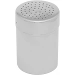 Home Basics Stainless Steel Dredge Condiment and Spice Shaker, Silver