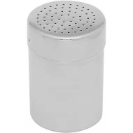 Home Basics Stainless Steel Dredge Condiment and Spice Shaker, Silver