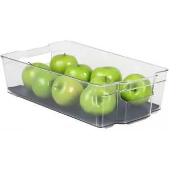 Michael Graves Design Fridge Bin with Indigo Rubber Lining 