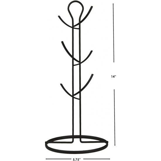 Shop quality Home Basics Wire Collection 6 Hook Mug Tree, Black in Kenya from vituzote.com Shop in-store or online and get countrywide delivery!