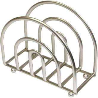 Home Basics Paper Satin Nickel Collection Napkin Holder