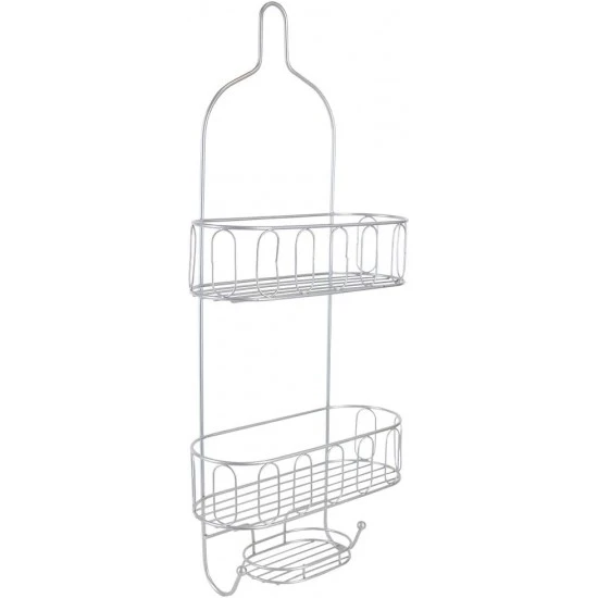 Home Basics Unity 2 Tier Shower Caddy with Bottom Hooks and Center Soap Dish Tray, SC47876 Shop quality Home Basics Unity 2 Tier Shower Caddy with Bottom Hooks and Center Soap Dish Tray in Kenya from vituzote.com Shop in-store or online and get countrywide delivery!