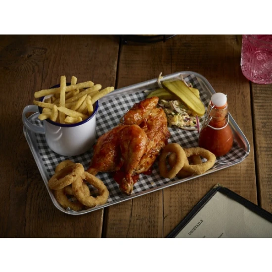 Neville Genware Aluminium Baking Sheet, 32 x 22 x 2cm