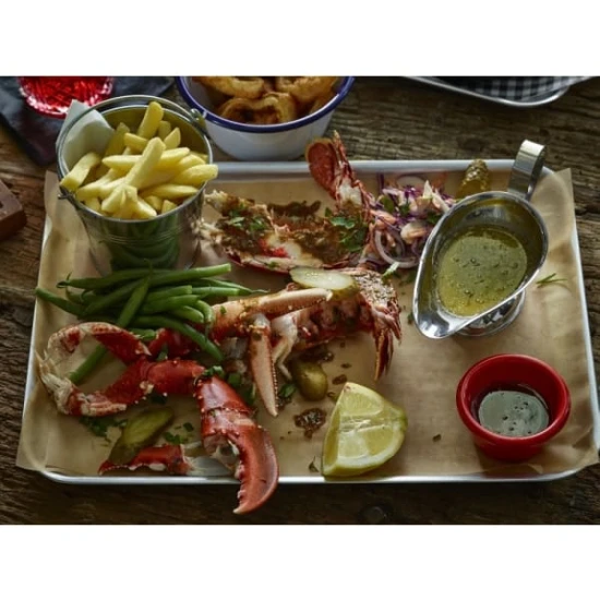Neville Genware Aluminium Baking Sheet, 32 x 22 x 2cm