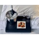 Neville GenWare Solid Black Butlers Tray with Metal Handles 45 x 33cm