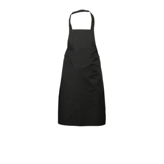 Neville Genware Black Bib Apron 70cm X 90cm