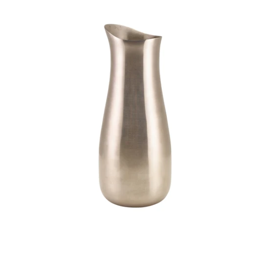 Neville GenWare Stainless Steel Handleless Curved Water Jug 1.6L/56.3oz 