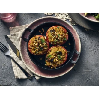  Cast Iron Round Eared Dish 18 x 3.4cm 65cl/23oz