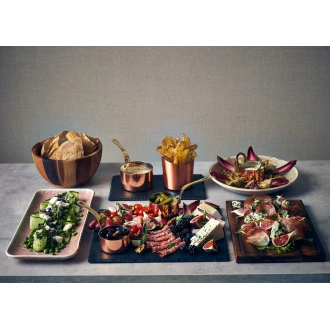 GenWare Mini Copper Sauce Pan 9 x 5.25cm 9 x 5.25cm (Dia x H) - 35cl/12oz