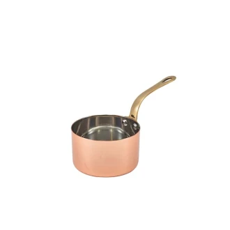 GenWare Mini Copper Sauce Pan 9 x 5.25cm 9 x 5.25cm (Dia x H) - 35cl/12oz