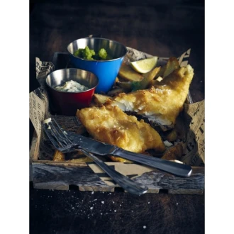 Neville Genware Dark Rustic Wooden Crate 35 x 23 x 4cm