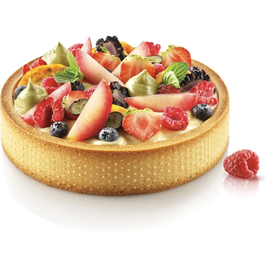  Silikomart Tart Ring Classic - Professional Perforated Micro Pair Ring