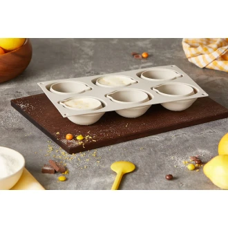  Silikomart 3D Silicone Mould for Monoportions, Lemon Design