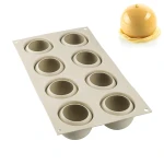 Silikomart Dolce Tartufo 3D Silicone Mould, Grey