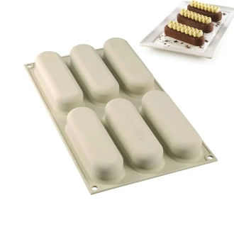  SilikoMart Kit Pop Eclair,  Set of 2 Silicone Mould 