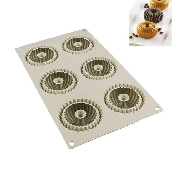 Silikomart Mini Raggio Silicone Mold, Flexible Tray with 3D Technology