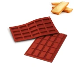 Silikomart Finanzieri Silicone Mould, 4.9 x 2.6 x 1.1 cm