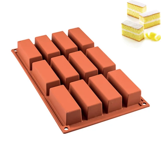 Silikomart Silicone Classic Collection Mold Shapes, Rectangle Cake