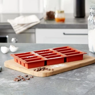 Silikomart Silicone Classic Collection Mold Shapes, Rectangle Cake