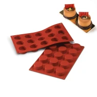 Silikomart Petit Cake Mould, 40mm, Terracotta