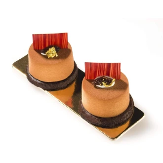 Silikomart Petit Cake Mould, 40mm, Terracotta