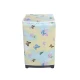 VZ PEVA Top Load Washing Machine Cover, Pastel Ombre & Butterfly Floral, Waterproof Dust Cover with Zipper - 55x58x87cm