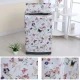 PEVA Top Load Washer Cover, White & Butterfly Floral, Waterproof Dust Cover with Zipper - 55x58x87cm