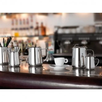 Arthur Krupp Mirror Polished Stainless Steel Milk/coffee/teapot, 150 ml